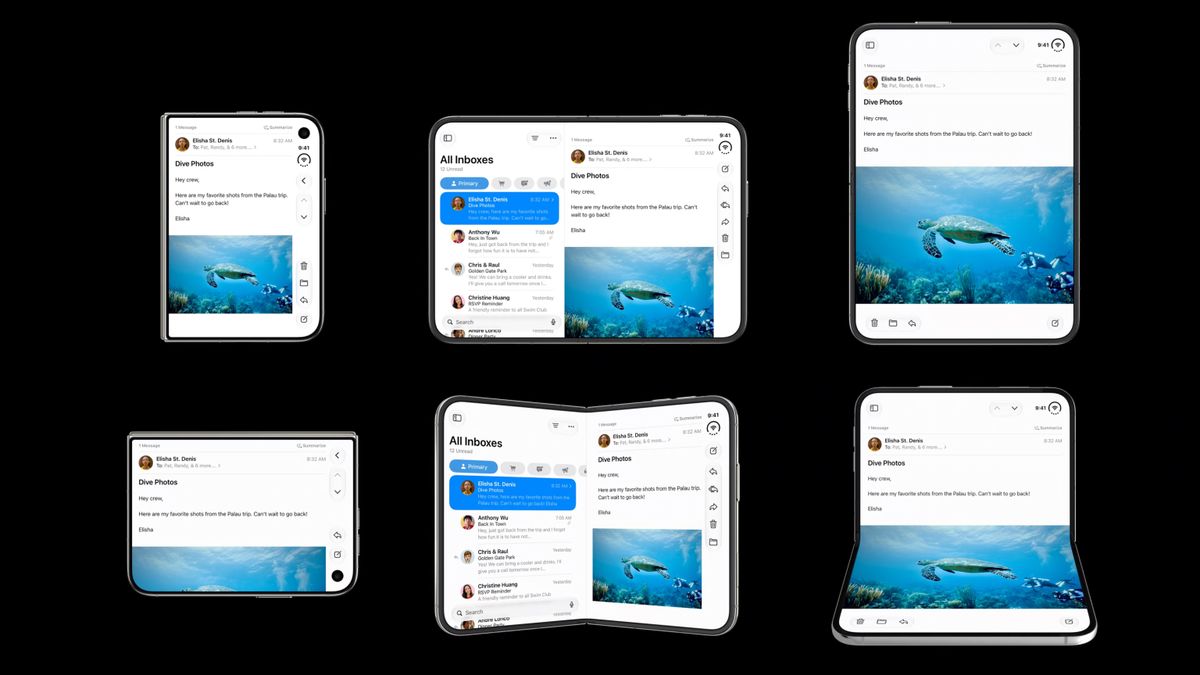 The various "poses" on the iPhone Duo that need to be supported by developers