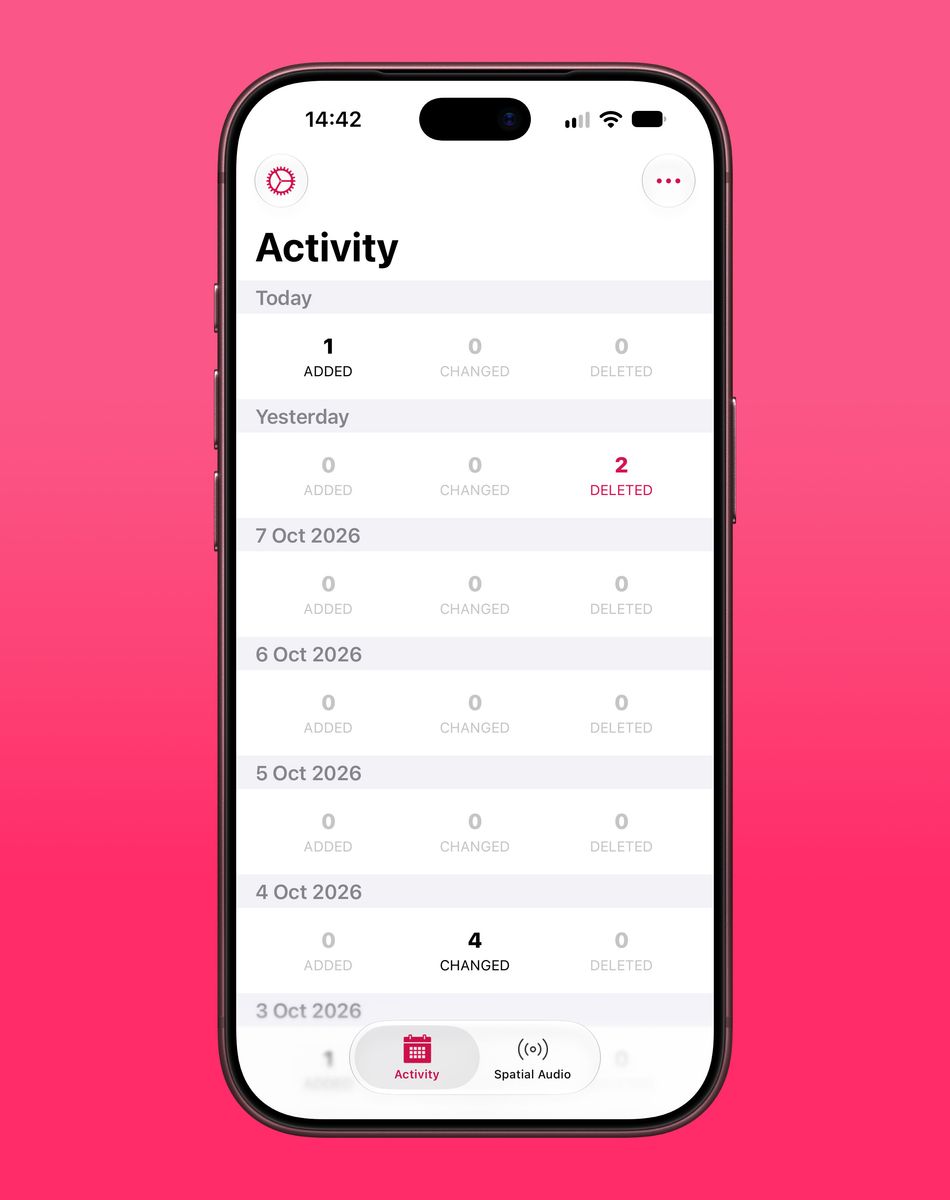 Music Library Tracker v2.2 now with Liquid Glass