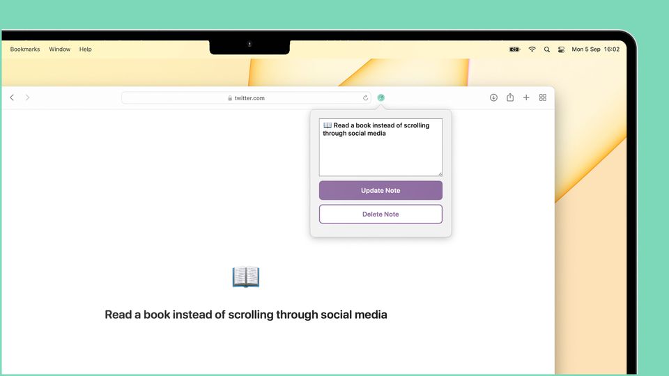 Browser Note on Mac